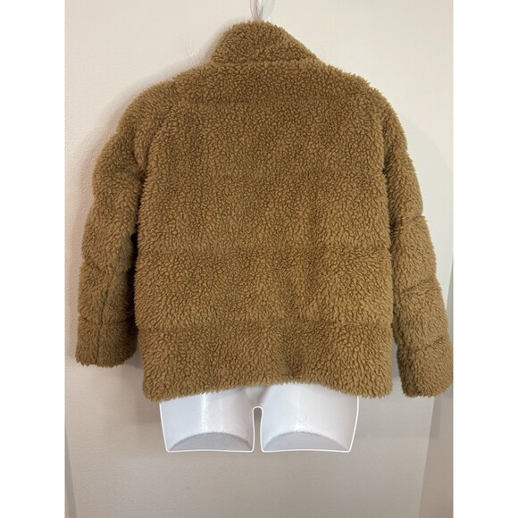 Patagonia Women's Recycled High Pile Fleece Down Jacket XL Teddy Tan - Picture 5 of 9